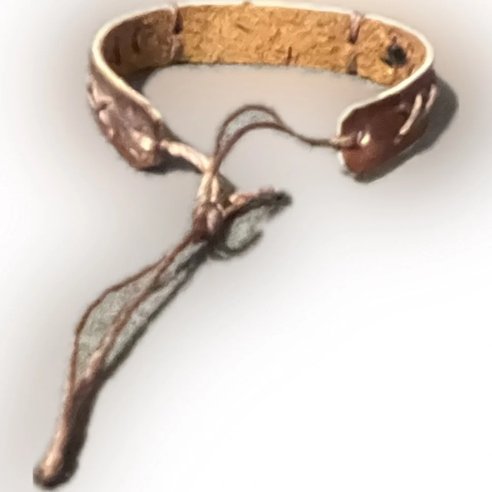 💥New Jekyll Island Leather Adjustable Multi String Bracelet Ocean Beach Souvenir